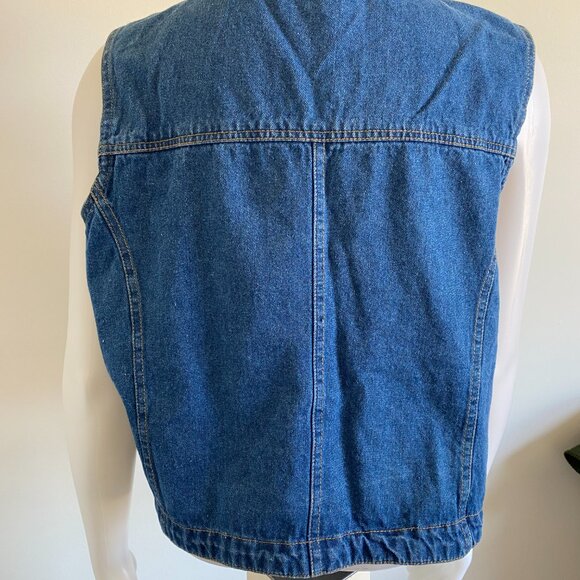 Women's Denim Vest - Picture 6 of 9